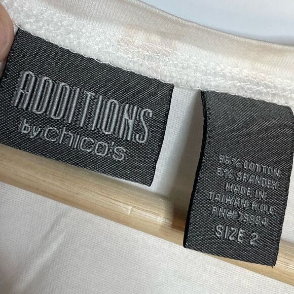 5 for $25🔥Additions by Chico's Ombre Print Long Sleeve Shirt Size 2 (Large) - Picture 3 of 4